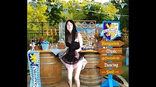 Chinese Teen Celebrates Oktoberfest In Munich